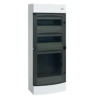 Щит комбинированный Unix 2х12мод. + 1 монтаж. плата 4 габарит IP41 прозр. дверь PROxima EKF ux-2x12+1m-n