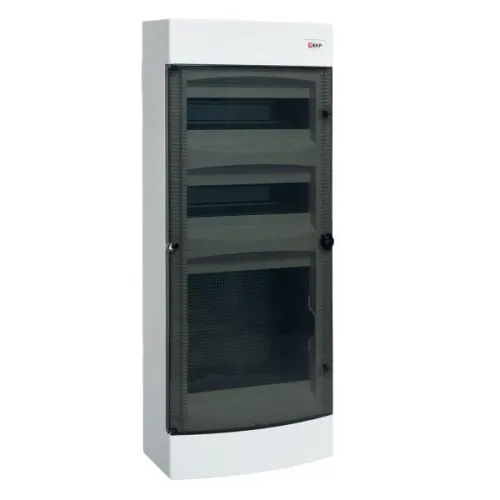 Щит комбинированный Unix 2х12мод. + 1 монтаж. плата 4 габарит IP41 прозр. дверь PROxima EKF ux-2x12+1m-n