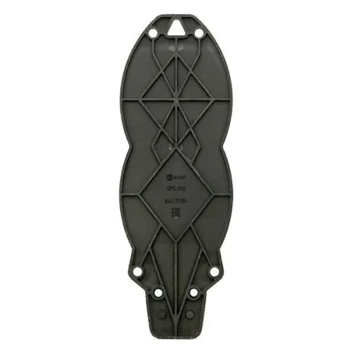 Колодка 2-м 16А IP44 2P+PE 230В с защ. крышками каучук Basic EKF RPS-018-16-230-44 фото 2