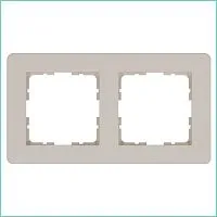 Рамка 2-м G-Flex тауп Jasmart G1102T