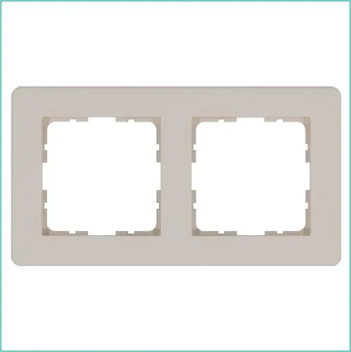 Рамка 2-м G-Flex тауп Jasmart G1102T