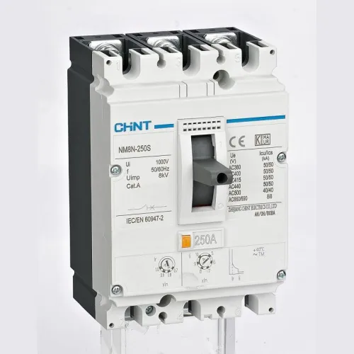 Выключатель автоматический 3п 200А 50кА NM8N-250S ТМ с рег. термомагнит. расцеп. (R) CHINT 271174