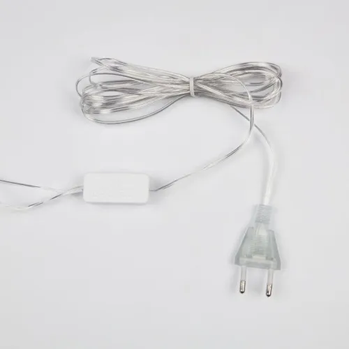 Гирлянда светодиодная "Айсикл" (бахрома) "Звезды" 1.5х0.6м 10LED тепл. бел. 0.51Вт IP20 провод прозр. Neon-Night 303-030 фото 8