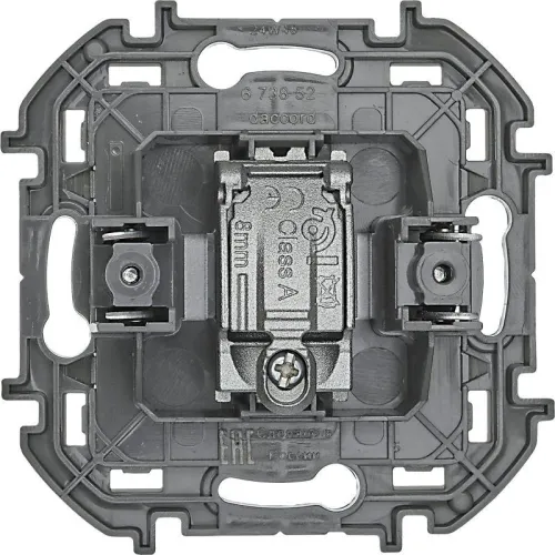 Розетка телевизионная TV Inspiria 2дБ 0-2400мГц с топологией "звезда" механизм алюм. IEK 673852 фото 5