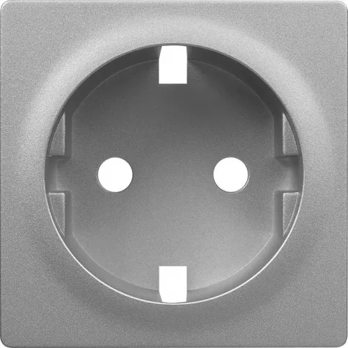 Панель лицевая Valena Life для розетки 2К+З алюм. Leg 755202 фото 3