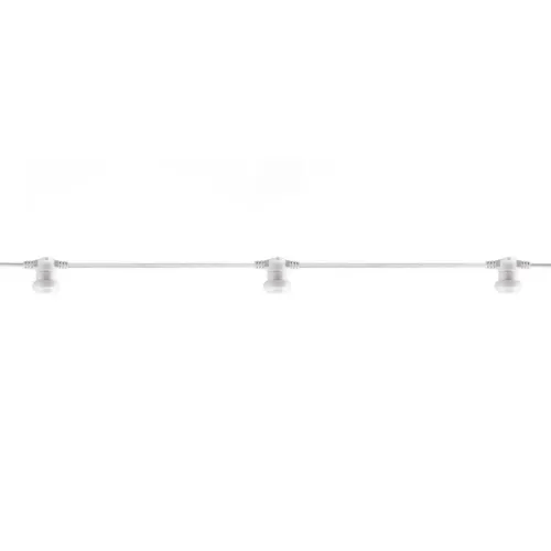 Гирлянда "Белт Лайт" 2жил. 50м шаг 40см 125 патронов E27 IP65 бел. круглый провод Neon-Night 331-242 фото 2