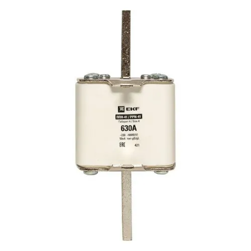 Вставка плавкая ППН-41 1250/630А габарит 4 PROxima EKF fus-41/1250/630 фото 7