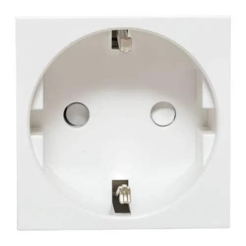 Розетка 1-м 2мод. C-Line РКС-20-30-П 45х45 с заземл. бел. EKF E2MR16-028-10 фото 7