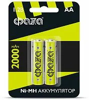 Аккумулятор AA 2000мА.ч Ni-MH BL-2 (уп.2шт) ФАZА 5002975