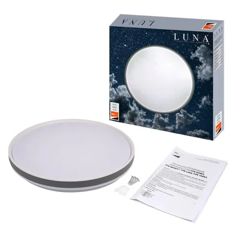 Светильник светодиодный PPB LUNA 60Вт 4000К IP20 d480х75 настенно-потолочный бытовой JazzWay 5049475 фото 10