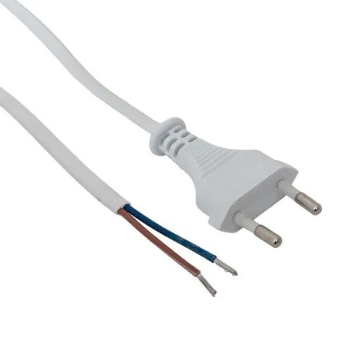 Шнур с опрессованной вилкой 2м 2х0.75кв.мм EKF ASC-252 фото 3