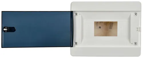 Корпус ЩРН-П-8 UNION Compact IP41 черн. прозр. дверь пластик. IEK UIC-KP12-N-08-41-K01 фото 3