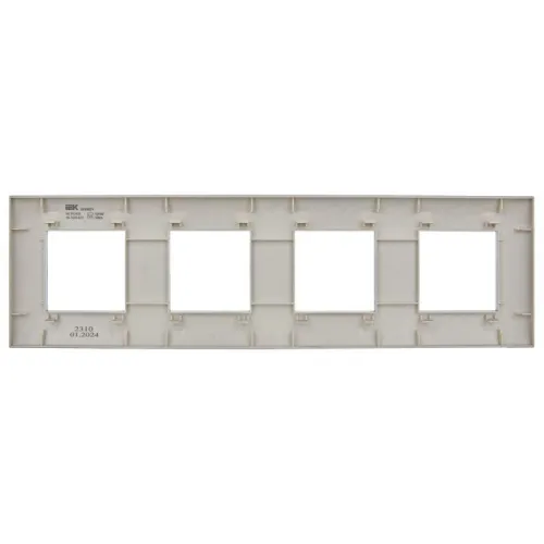 Рамка 4-м SKANDY SK-F04S серебр. IEK SK-M42-K23 фото 4