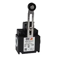 Выключатель концевой OptiLiS D4N-412H рычаг регулируемый 50мм с роликом пластик. EN 50047 XCKN2149P20 КЭАЗ 365311