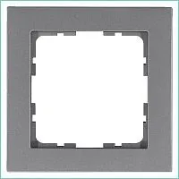 Рамка 1-м G-Classic алюм. Jasmart G1001S