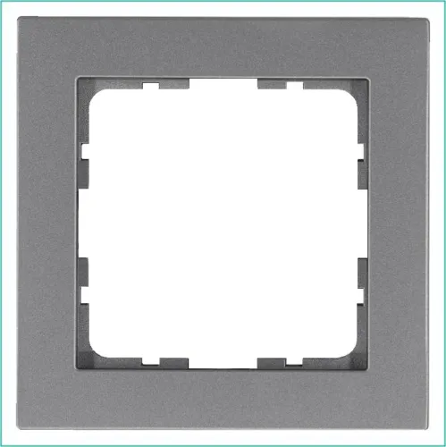 Рамка 1-м G-Classic алюм. Jasmart G1001S