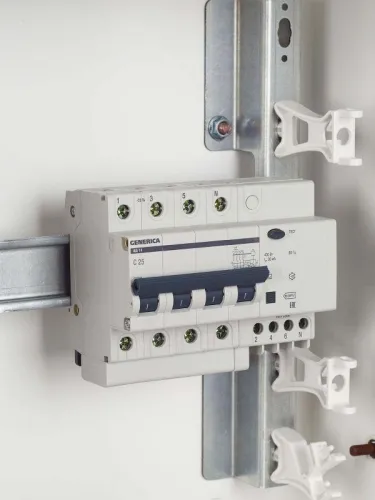 Выключатель автоматический дифференциального тока 4п 25А 30мА АД14 GENERICA MAD15-4-025-C-030 фото 9