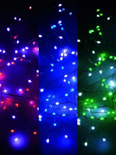 Гирлянда "Нить" ILDM096RGB-C-USB-RC 96 RGB минисветодиодов 9.6м с контроллером для помещений пульт SHLights 4690601049971 фото 5