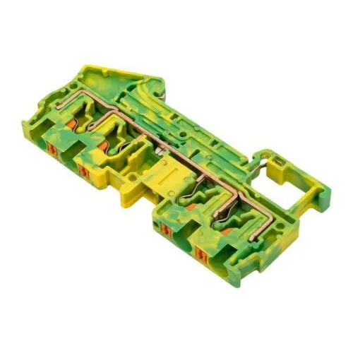 Колодка клеммная пружинная 4 Push-in 4 вывода земля EKF PIT-4-4-pe фото 4