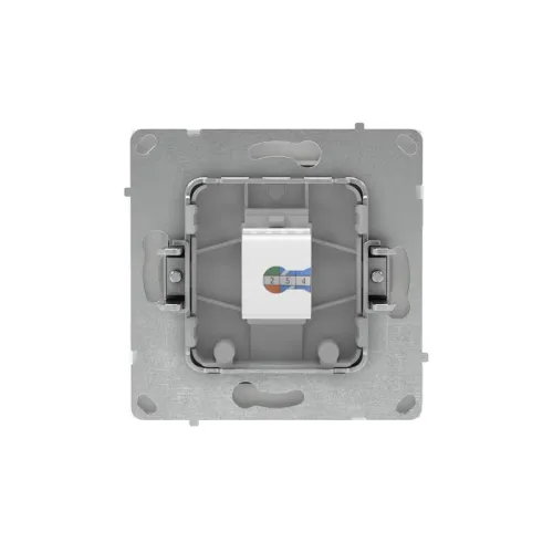 Розетка компьютерная 1-м KANT RJ45 кат.5E без шторки бел. песок DKC 7010663 фото 2