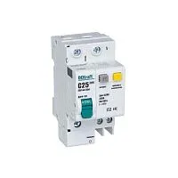 Выключатель автоматический дифференциального тока 2п (1P+N) C 25А 300мА тип AC ДИФ-101 со встроен. защит. от сверхтоков DEKraft 15240DEK