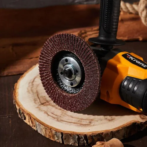 Круг лепестковый торцевой P40 115х22.2мм Kranz KR-90-0005 фото 2