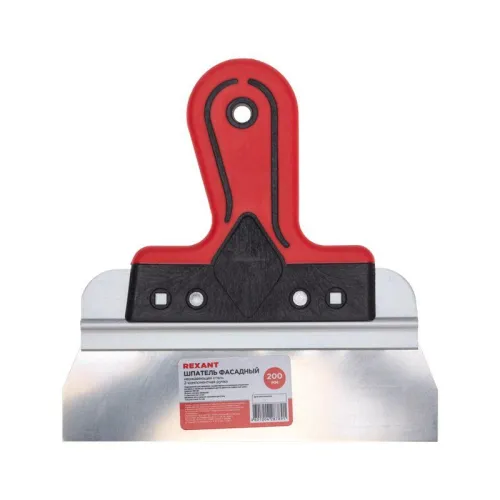 Шпатель фасадный 200мм нержавеющая сталь 2-комп. ручка Rexant 89-0213 фото 2
