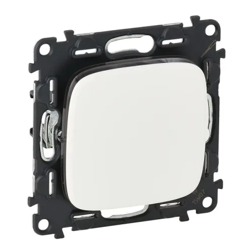 Выключатель 1-кл. СП Valena Allure 10А IP20 250В 10AX с лицев. панелью безвинтов. зажимы механизм бел. Leg 752701 фото 2