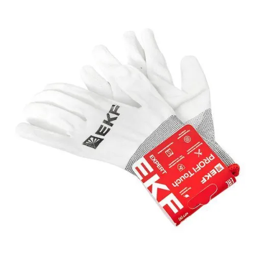 Перчатки рабочие PROFI Touch для чистовых работ 15 класс 7 размер EXPERT EKF pe15pm-7-exp фото 6