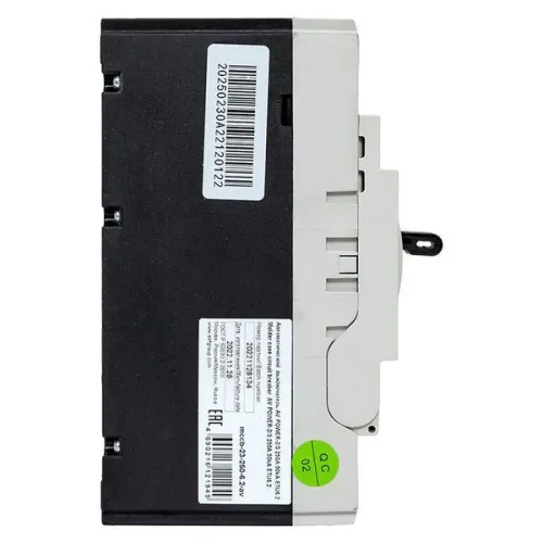 Выключатель автоматический 3п 250А 50кА AV POWER-2/3 ETU6.2 AVERES EKF mccb-23-250-6.2-av фото 8