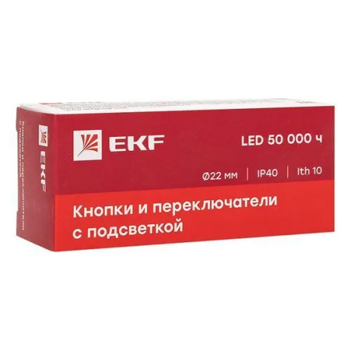 Переключатель BD21 2P с зел. подсветкой 230В NO PROxima EKF xb2-bk21-g-230 фото 3