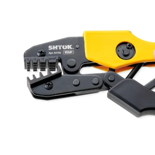 Пресс-клещи ПК-23+ матрица профиль трапеция 10-25кв.мм (03702) SHTOK 376209 фото 4