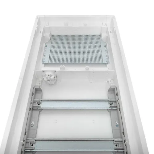 Щит комбинированный встраив. Nova 3 DIN-рейки + 1 монтаж. плата 5 габарит IP41 с метал. перфорированной дверью EKF Proxima nv-cb-pmd-3+1 фото 12
