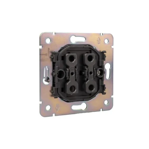 Переключатель перекрестный 1-кл. СП STRONG 10А графит Kranz KR-78-0710-6 фото 6