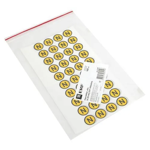 Наклейка "N" d20мм EKF an-2-07 фото 3