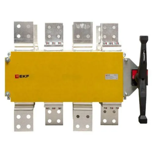 Рубильник-переключатель 4п 2000А с рукояткой управления для прямой установки PowerSwitch EKF pscs-2000-4 фото 7