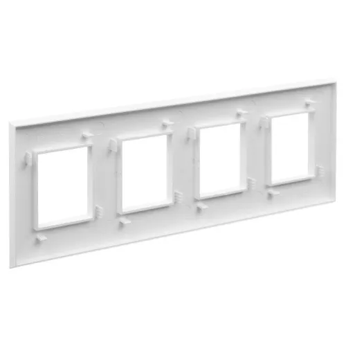 Рамка 4-м 8мод. Avanti "Белое облако" DKC 4400908 фото 3