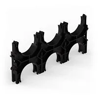 Кластер тройной двухсторон. для двустен. труб d75мм Промрукав PR13.02579