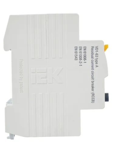 Выключатель дифференциального тока (УЗО) 2п 25А 30мА тип A ВД1-63 KARAT IEK MDV11-2-025-030 фото 7