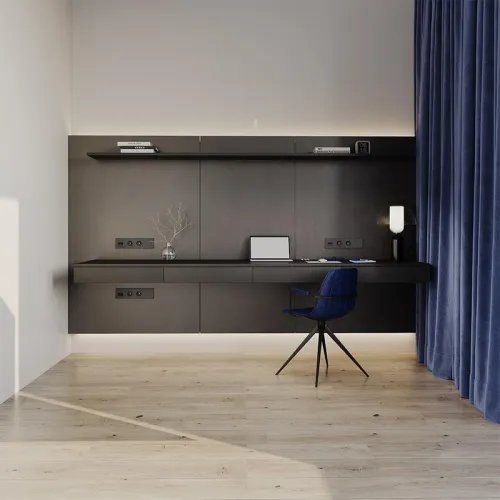 Розетка 1-м СП S70 16А с заземл. защ. шторки механизм графит Voltum VLS040207 фото 7