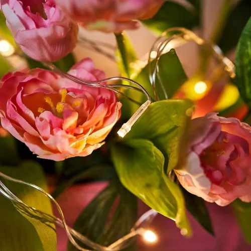 Гирлянда светодиодная "Твинкл Лайт" 4м 25LED тепл. бел. 7.4Вт IP20 провод ПВХ прозр. Neon-Night 303-166 фото 2