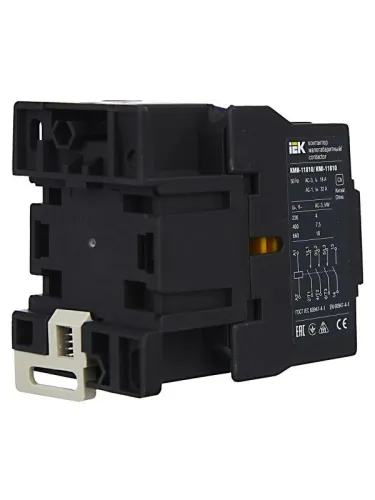 Контактор КМИ-11810 18А 24В/АС3 1НО KARAT IEK KKM11-018-024-10 фото 8