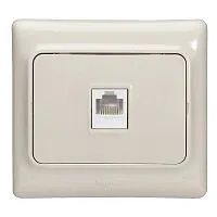 Розетка компьютерная Kaptika RJ45 кат.5E UTP сл. кость Leg 782154