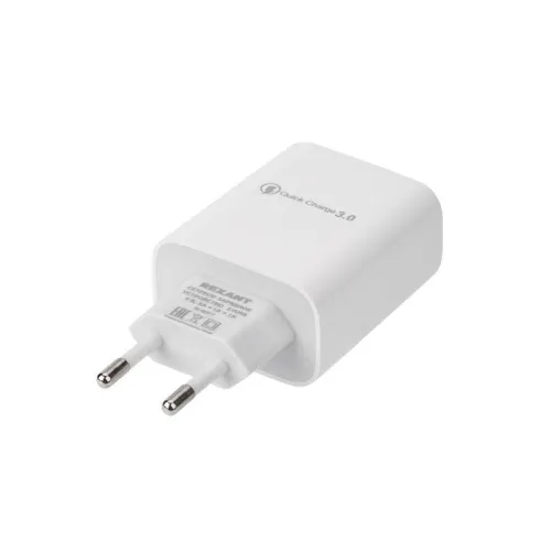Устройство зарядное сетевое для iPhone/iPad 3 x USB 5В 3А + 1А + 1А бел. Rexant 16-0277 фото 2