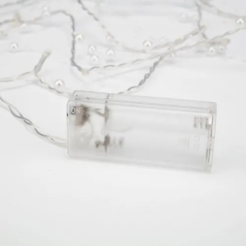 Гирлянда светодиодная "Жемчужинки" 1.5м 10LED тепл. бел. 0.1Вт IP20 провод ПВХ прозр. элементы питания 2хAA (не в компл.) Neon-Night 303-097 фото 6