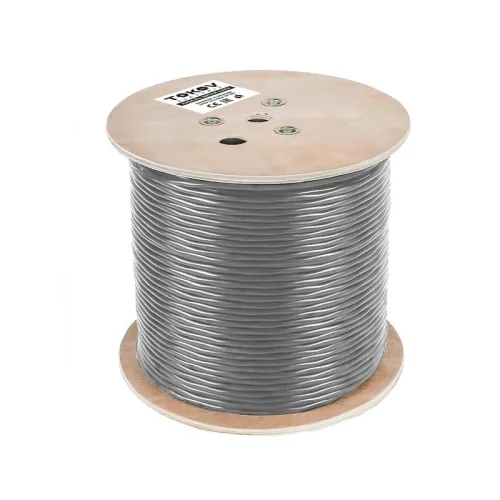 Кабель витая пара SF/UTP 4х2х24AWG (0.52мм) кат.5E PVC Fluke tested (м) PRO TOKOV ELECTRIC TKP-C06-SF/UTP-42-5E-305 фото 2