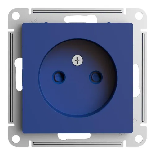 Розетка AtlasDesign 16А без заземл. защ. шторки механизм аквамарин SE ATN001149 фото 3