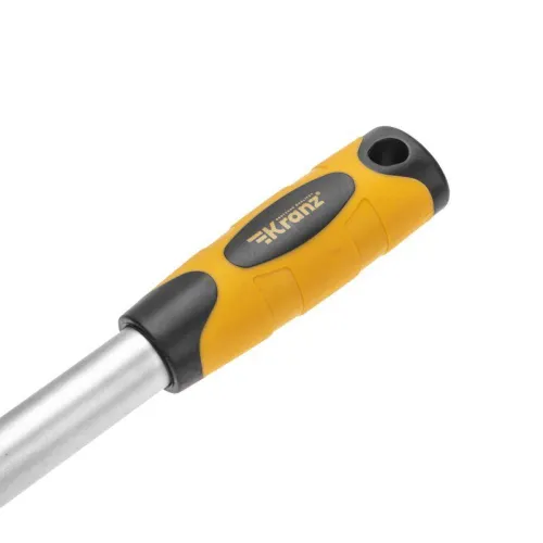 Ключ телескопический трещоточный 1/2 330-460мм CrV двухкомпонентн. рукоятка Kranz KR-12-8411 фото 7