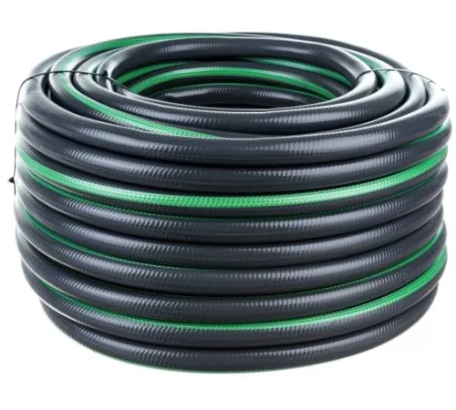 Шланг поливочный ПВХ усиленный премиум пищевой четырехслойн. армир. 3/4 50м син. Вихрь 73/7/2/12 фото 5