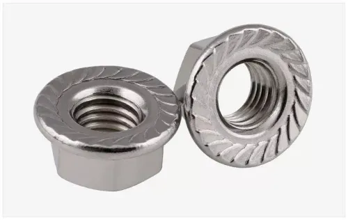 Гайка М8 DIN 6923 с препятствующ. откручиванию насечкой оцинк. (уп.100шт) Промрукав PR08.2367